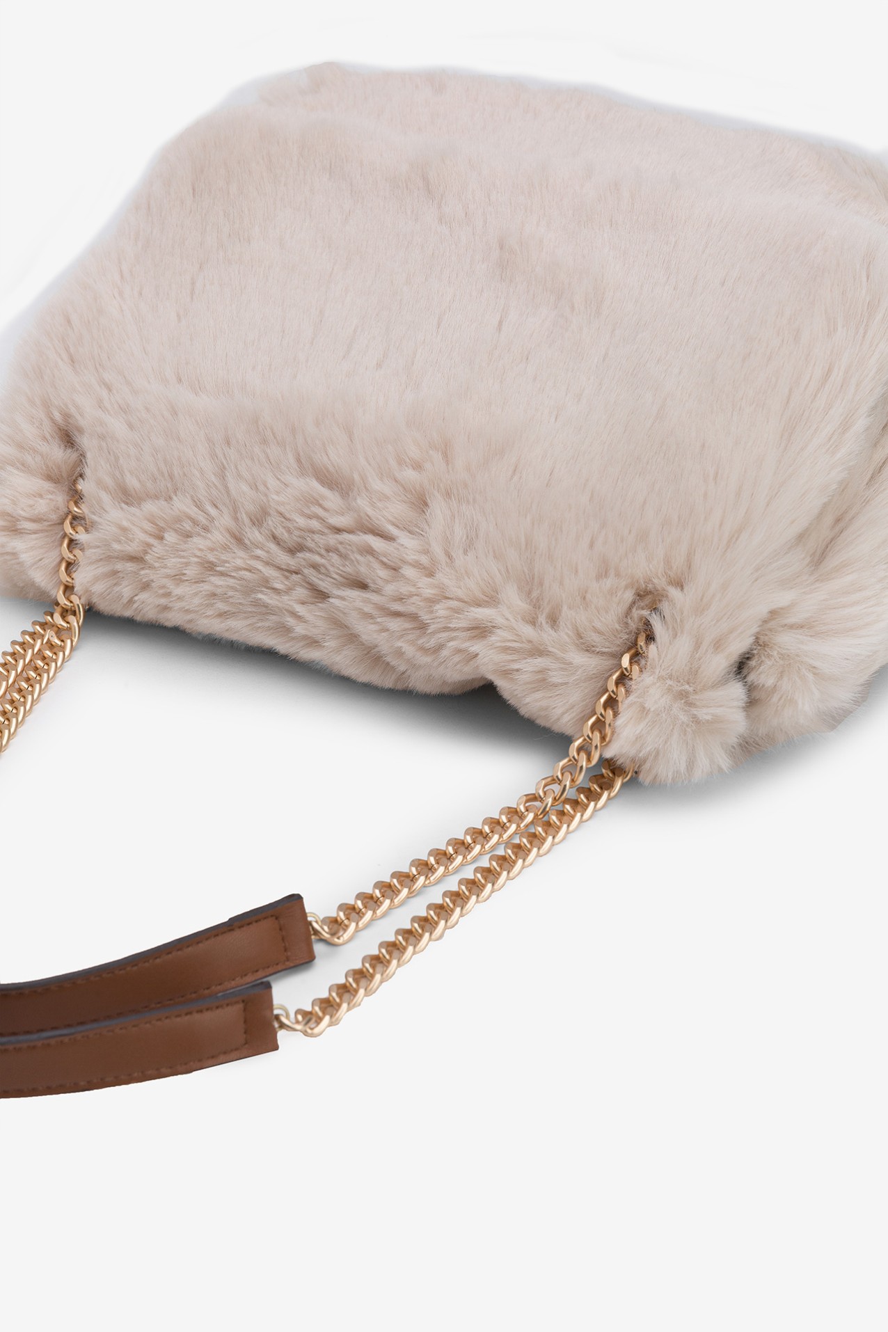 Faux Fur Crossbody Bag