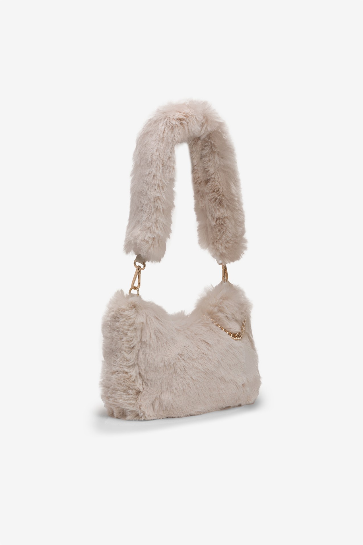 Mala Baguette Faux Fur