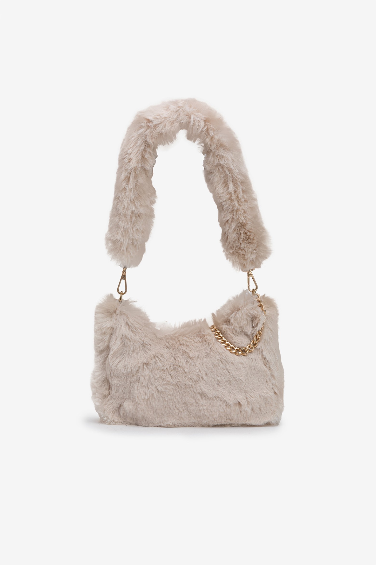 Mala Baguette Faux Fur