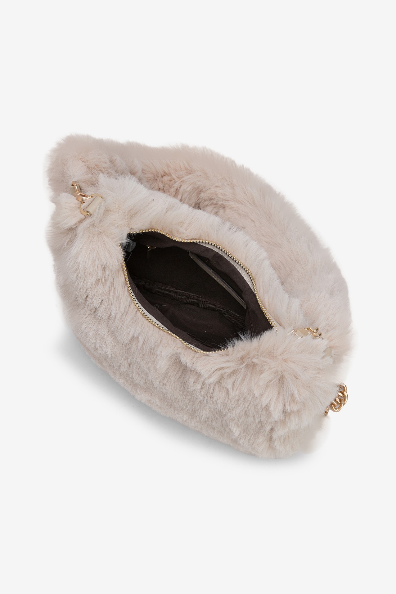 Mala Baguette Faux Fur
