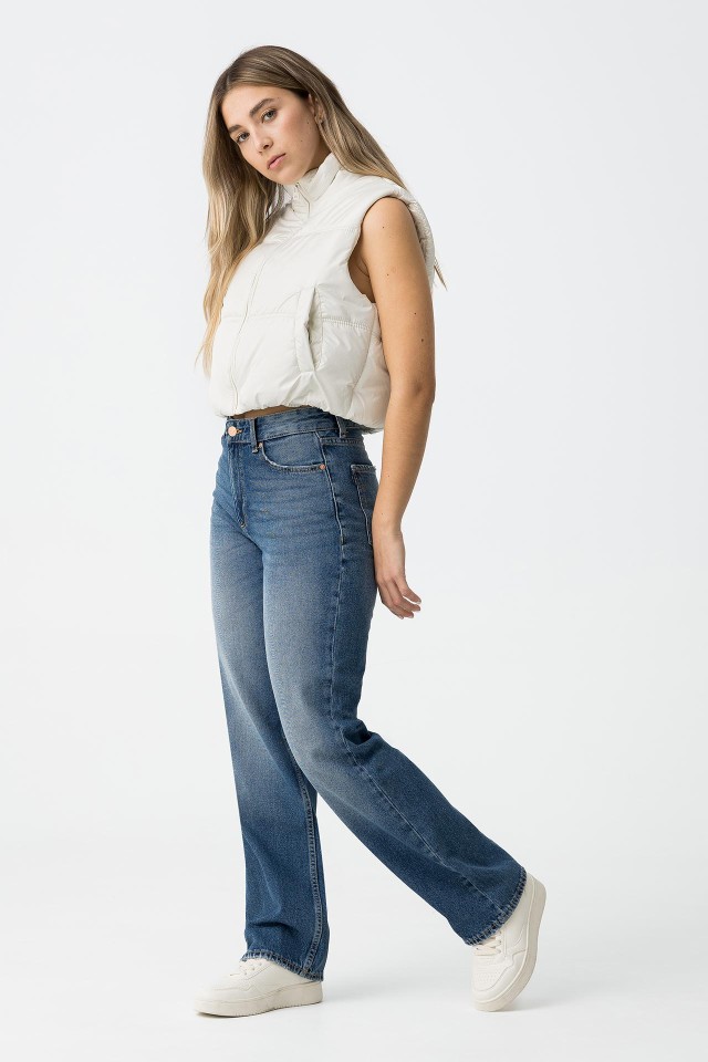 Taylor Straight Fit High Waist Jeans