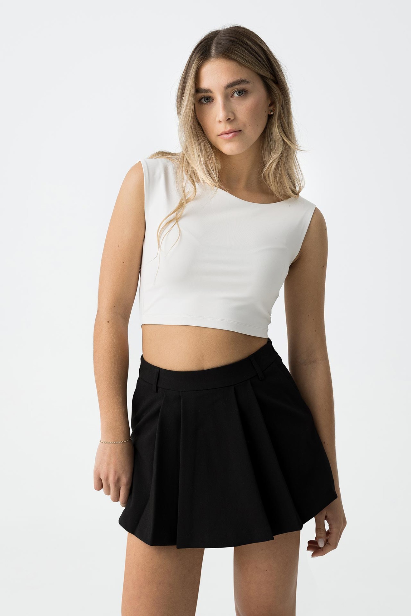 Crop Top Asimtrico