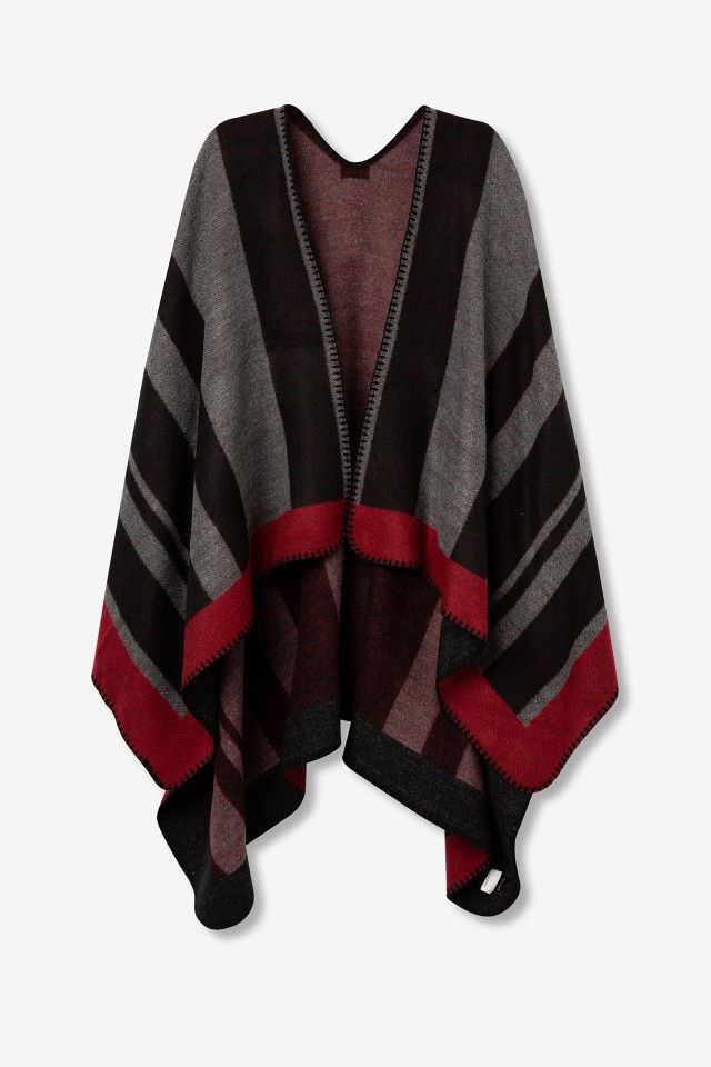 Striped Printed Cape