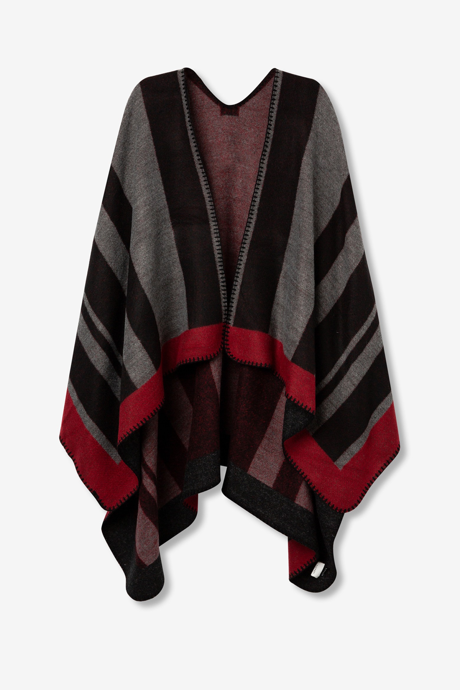Striped Printed Cape