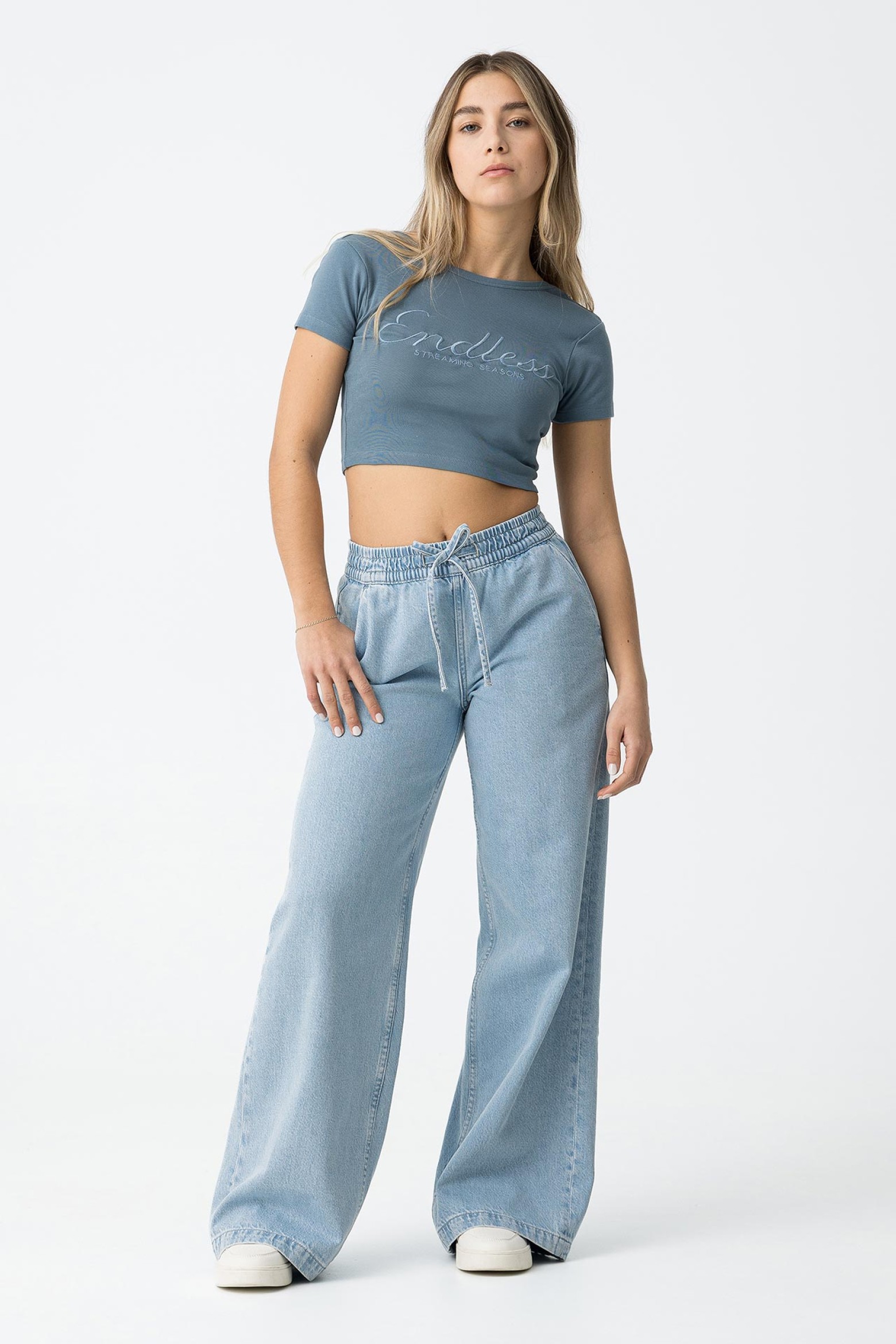 Jeans Adisson Wide Leg Fluidos