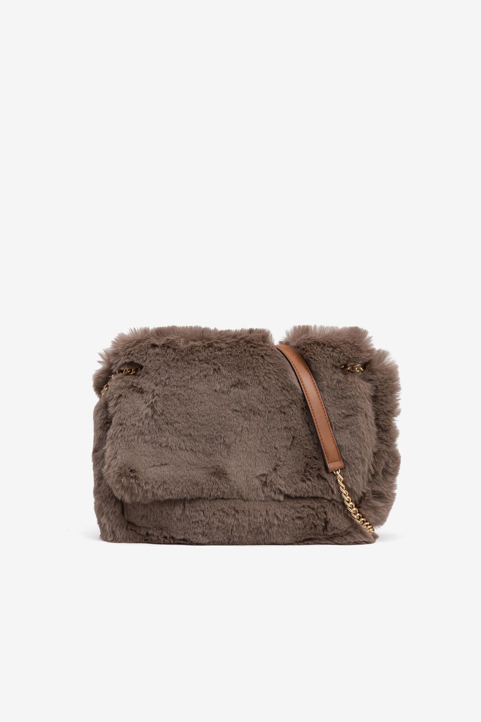 Faux Fur Crossbody Bag