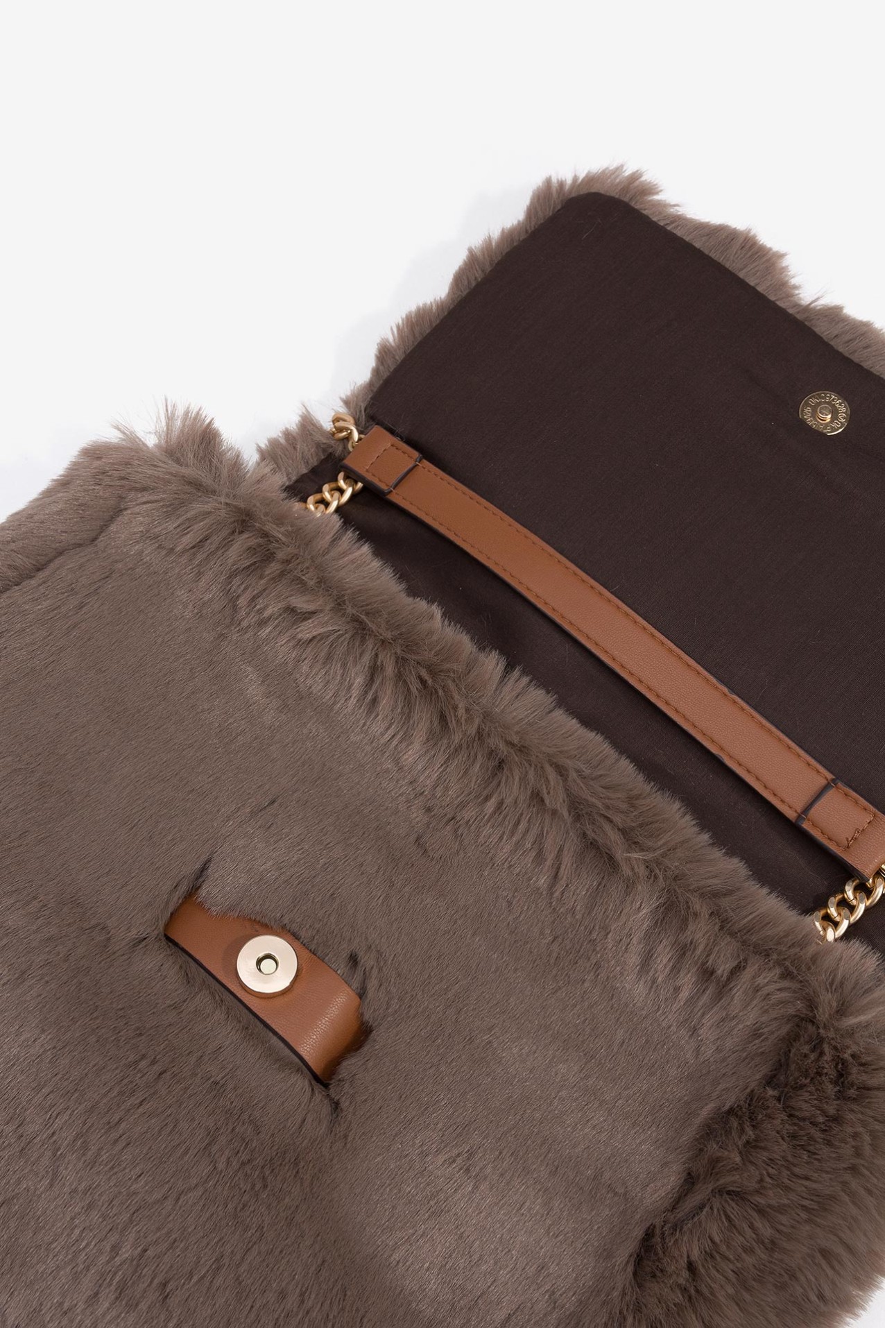Faux Fur Crossbody Bag