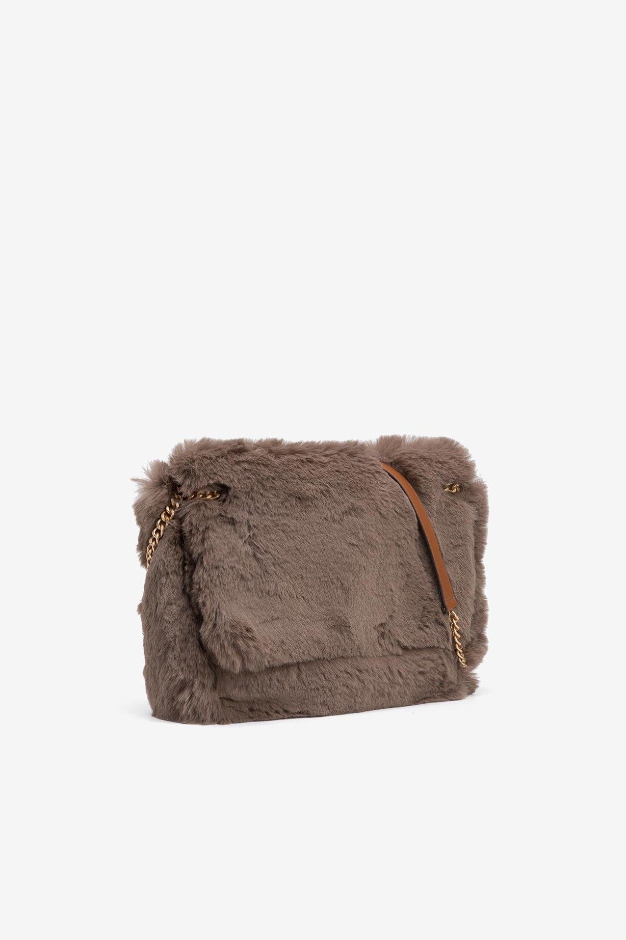 Faux Fur Crossbody Bag