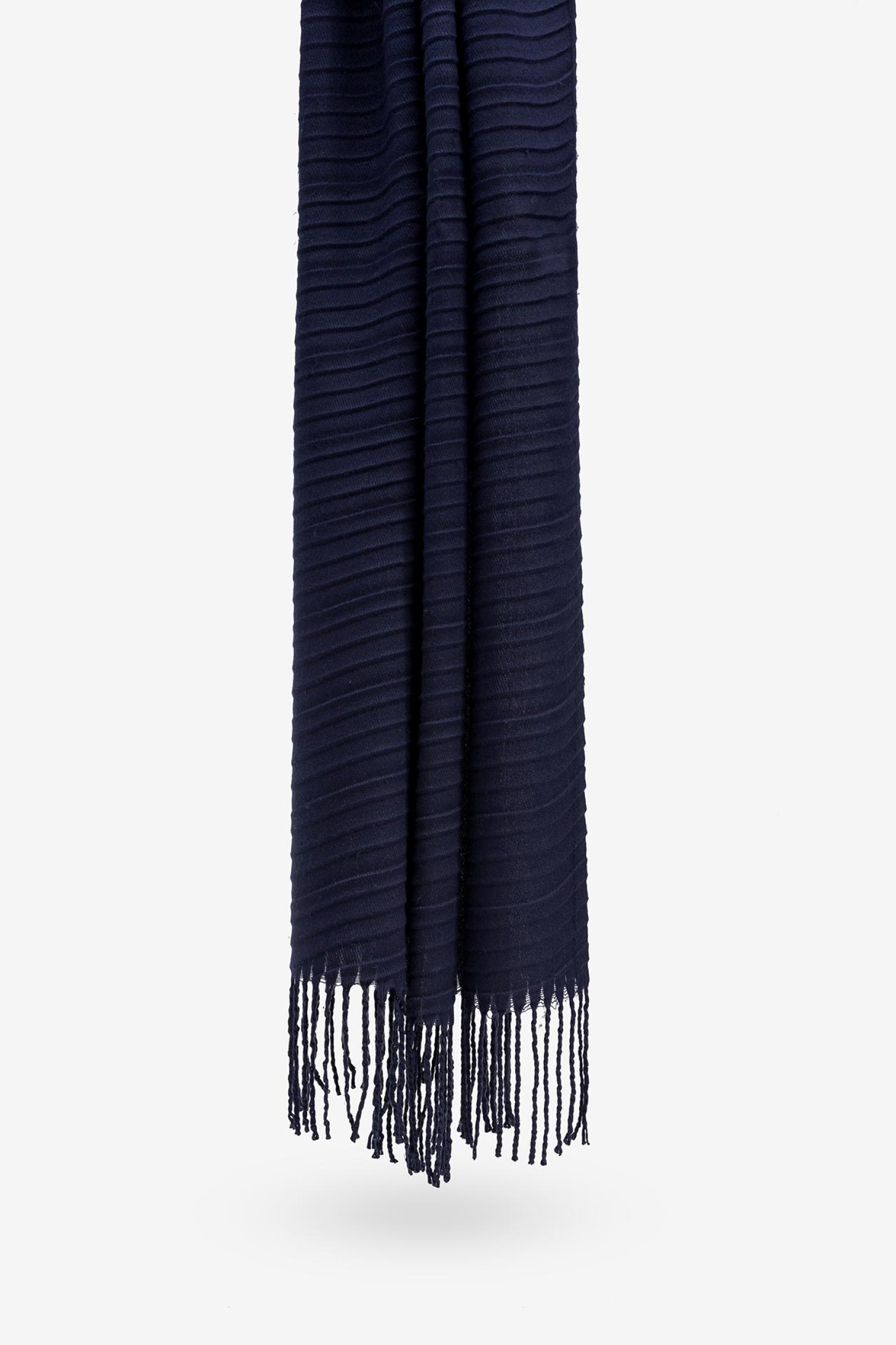 Soft-Touch Pleated Scarf