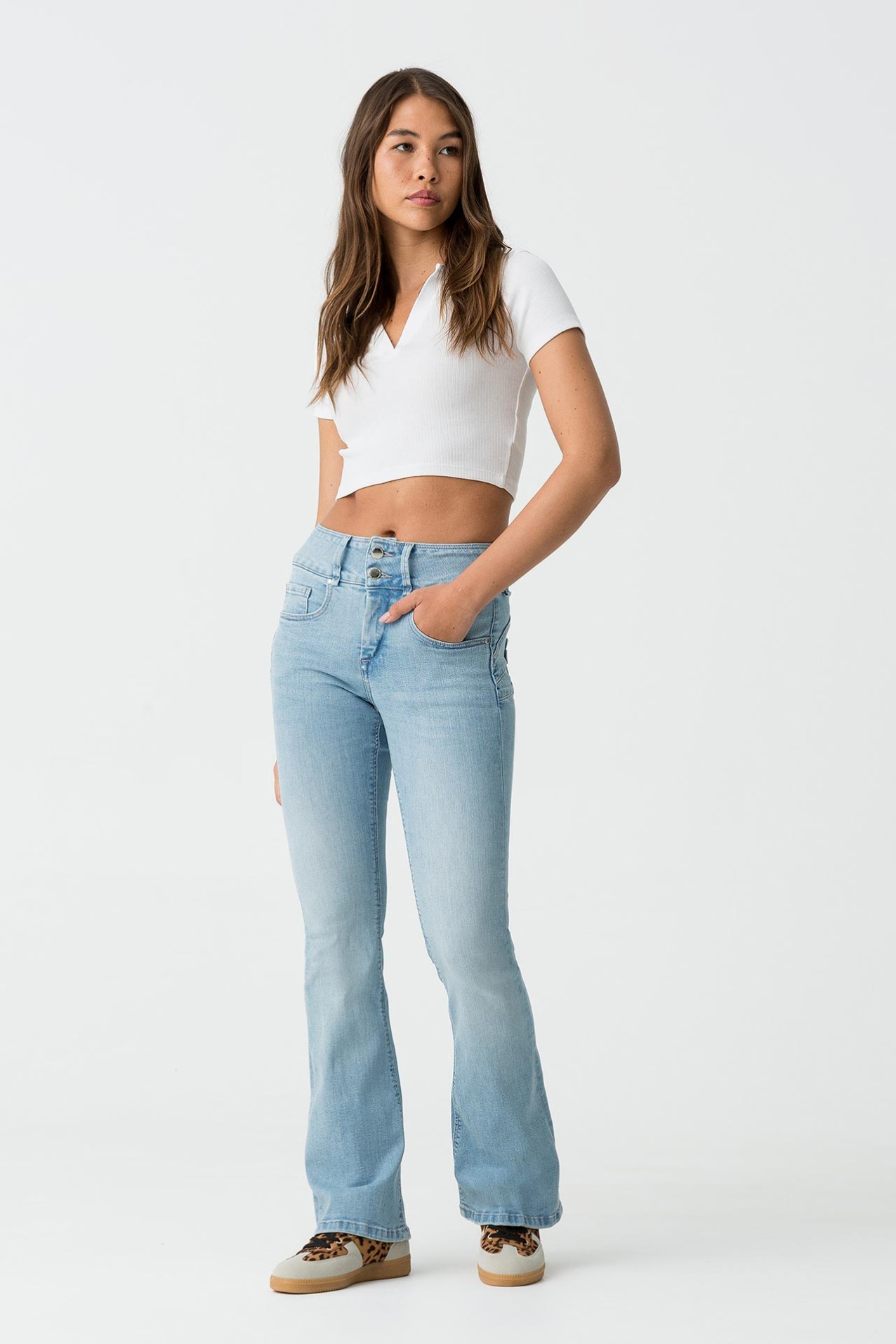 Double-up Flare Jeans