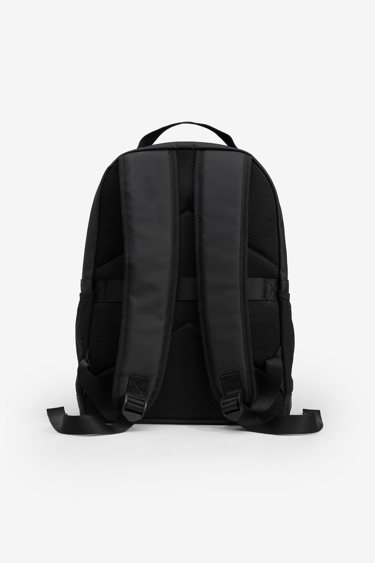 Sleek Rubber-Effect Backpack