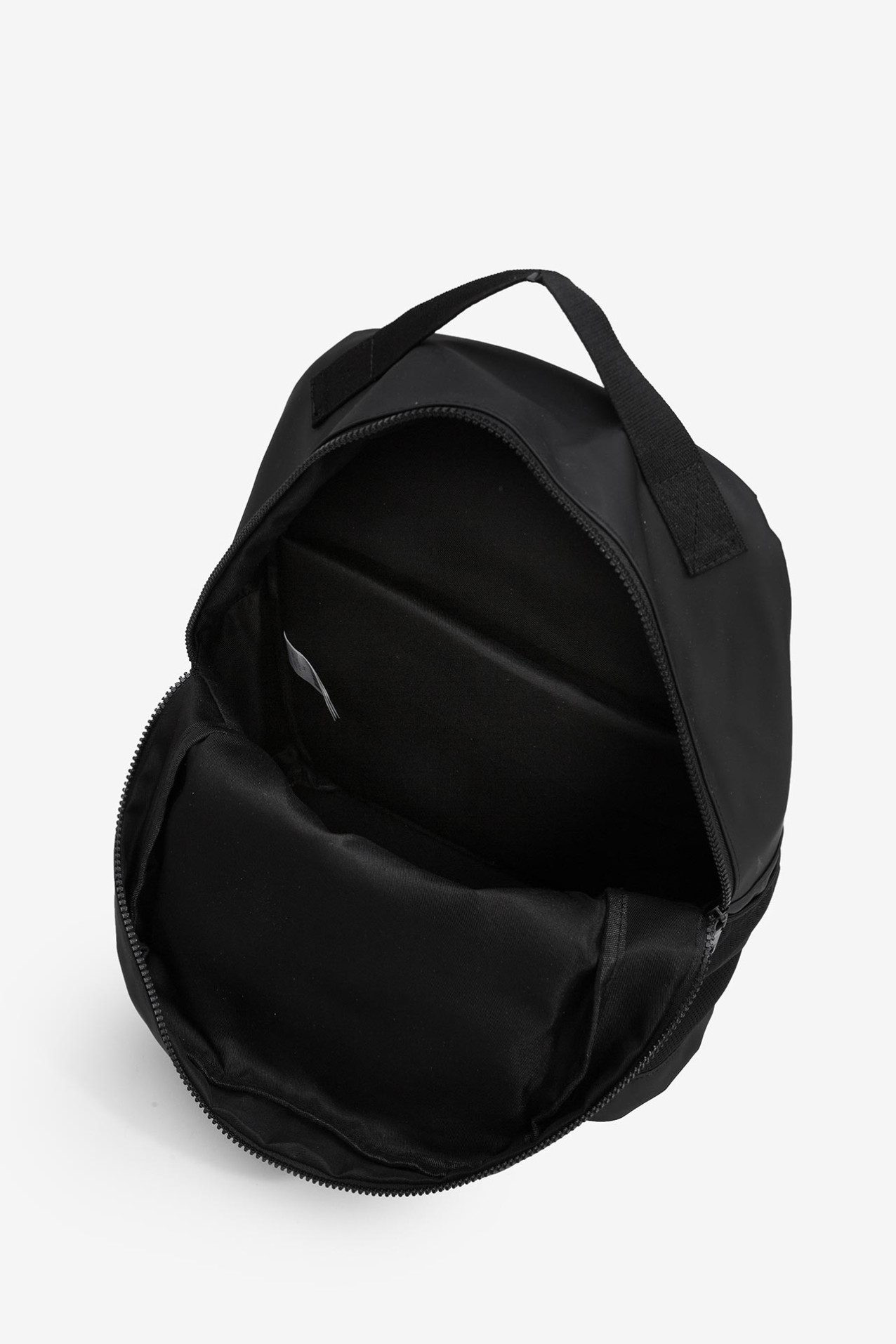 Sleek Rubber-Effect Backpack