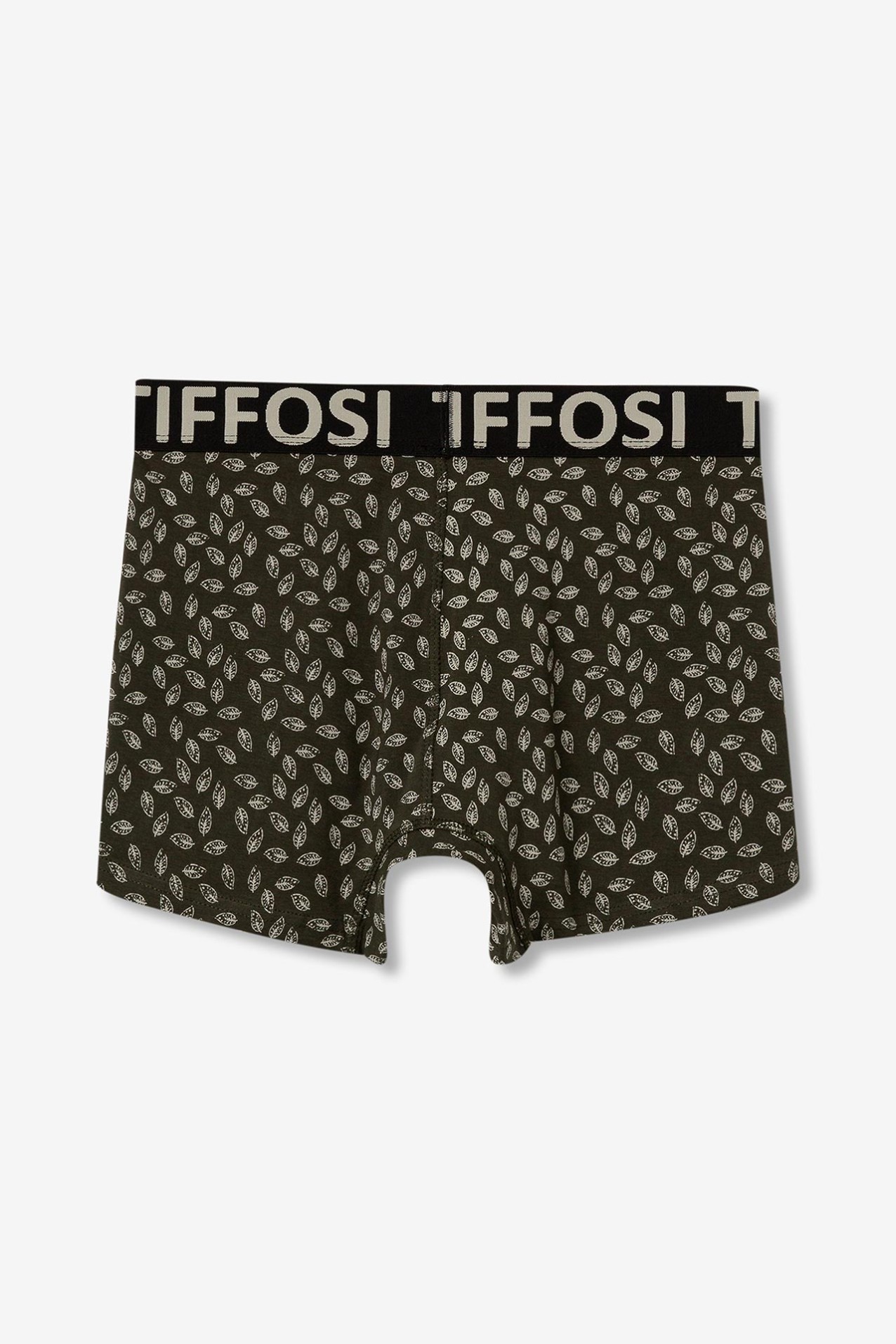 Boxers com padro folhas