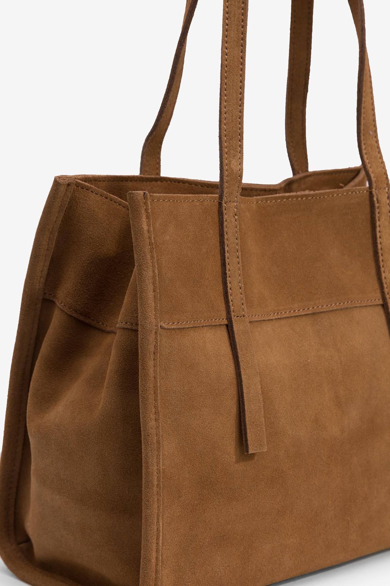 Suede Shopper Bag