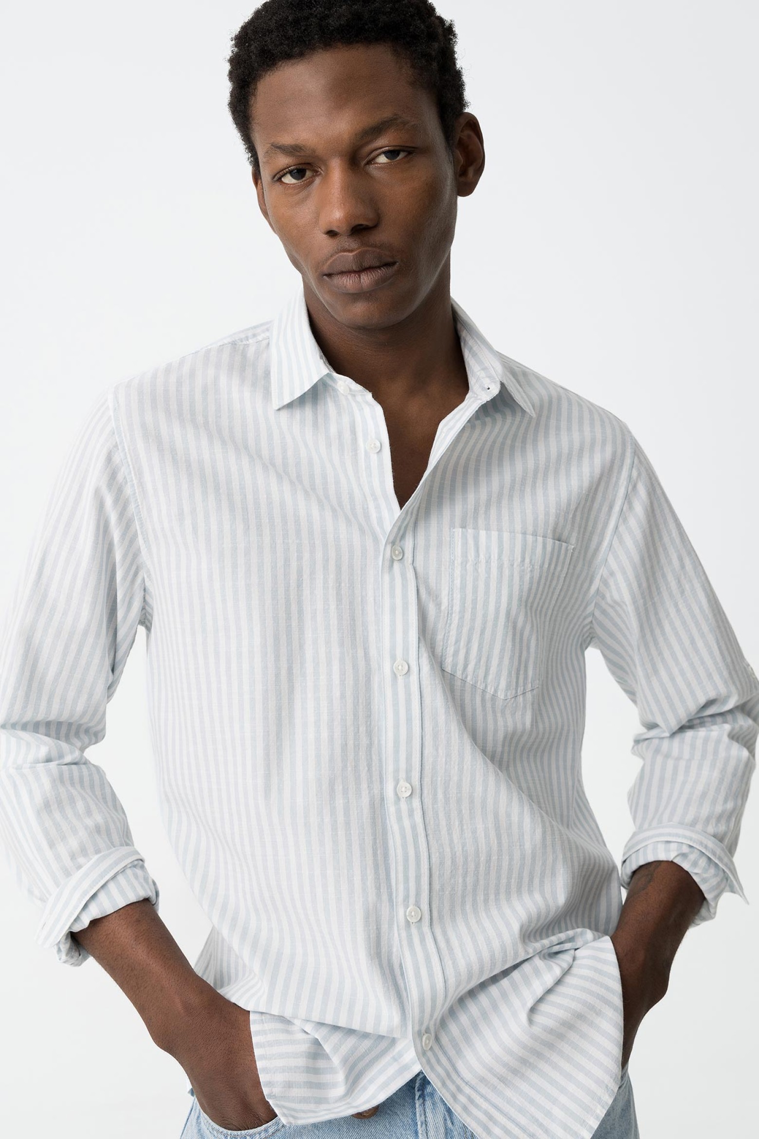 Camisa de rayas regular fit