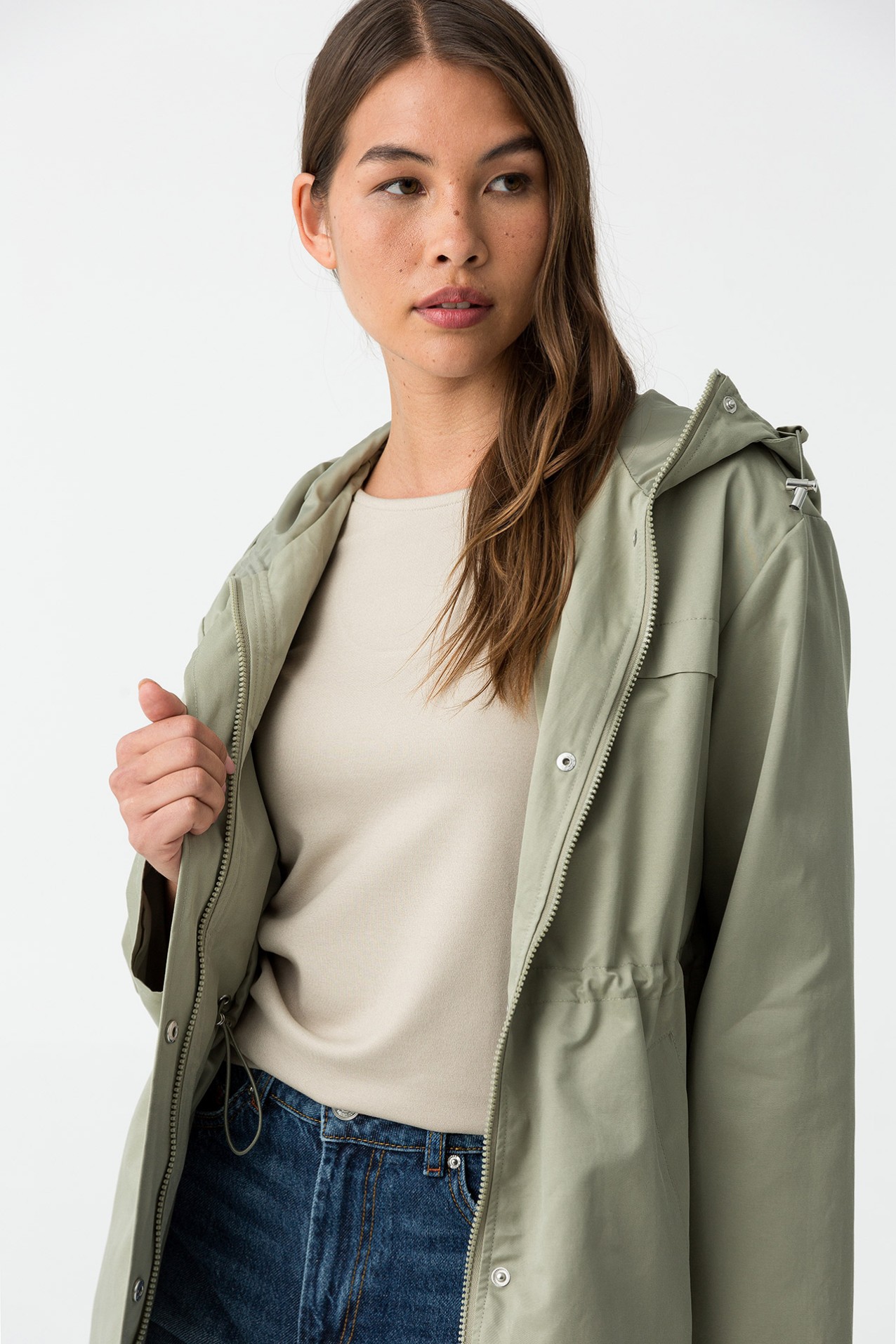 Hooded Trench Coat