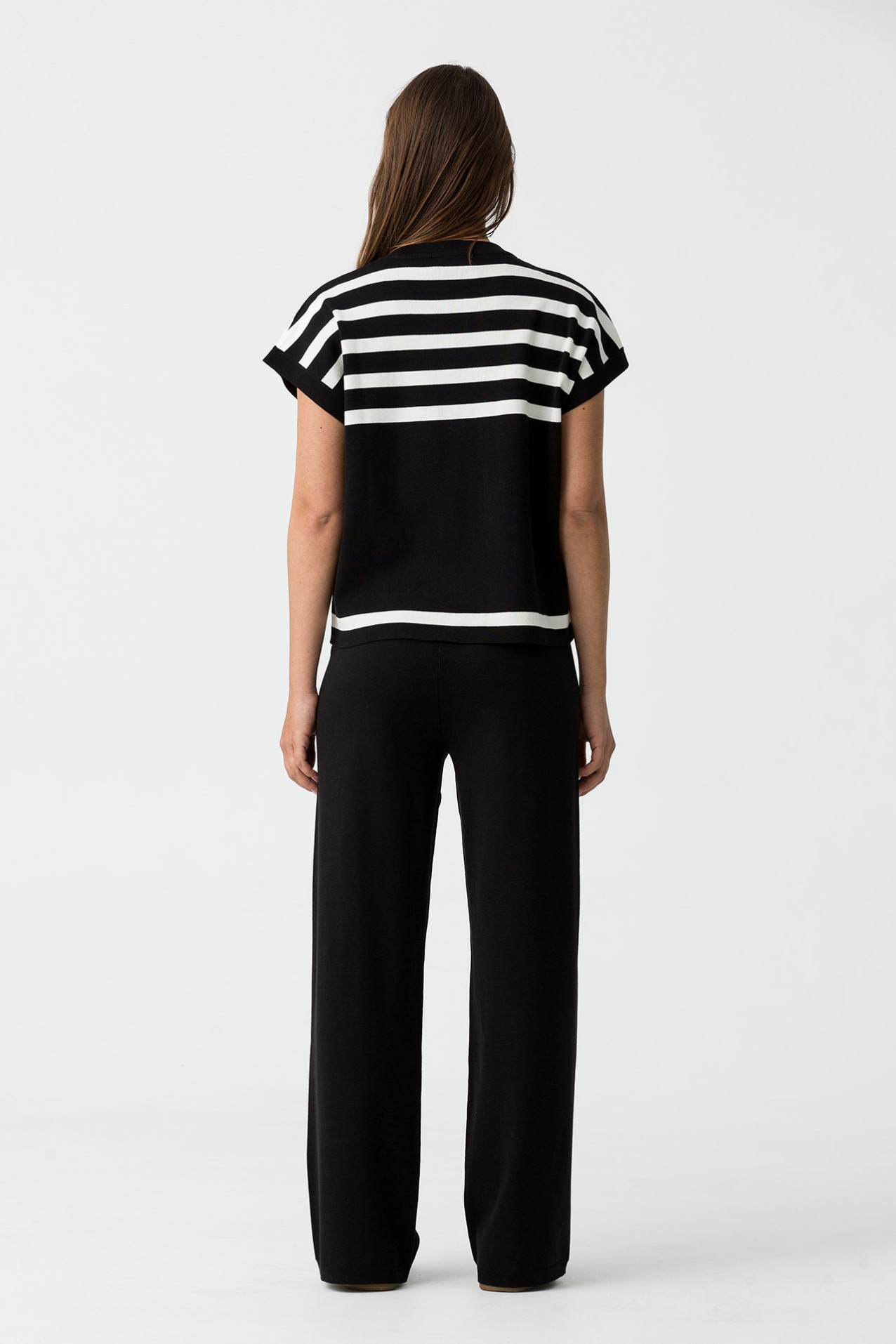 Flat Rib Knit 2 Pants main image 1