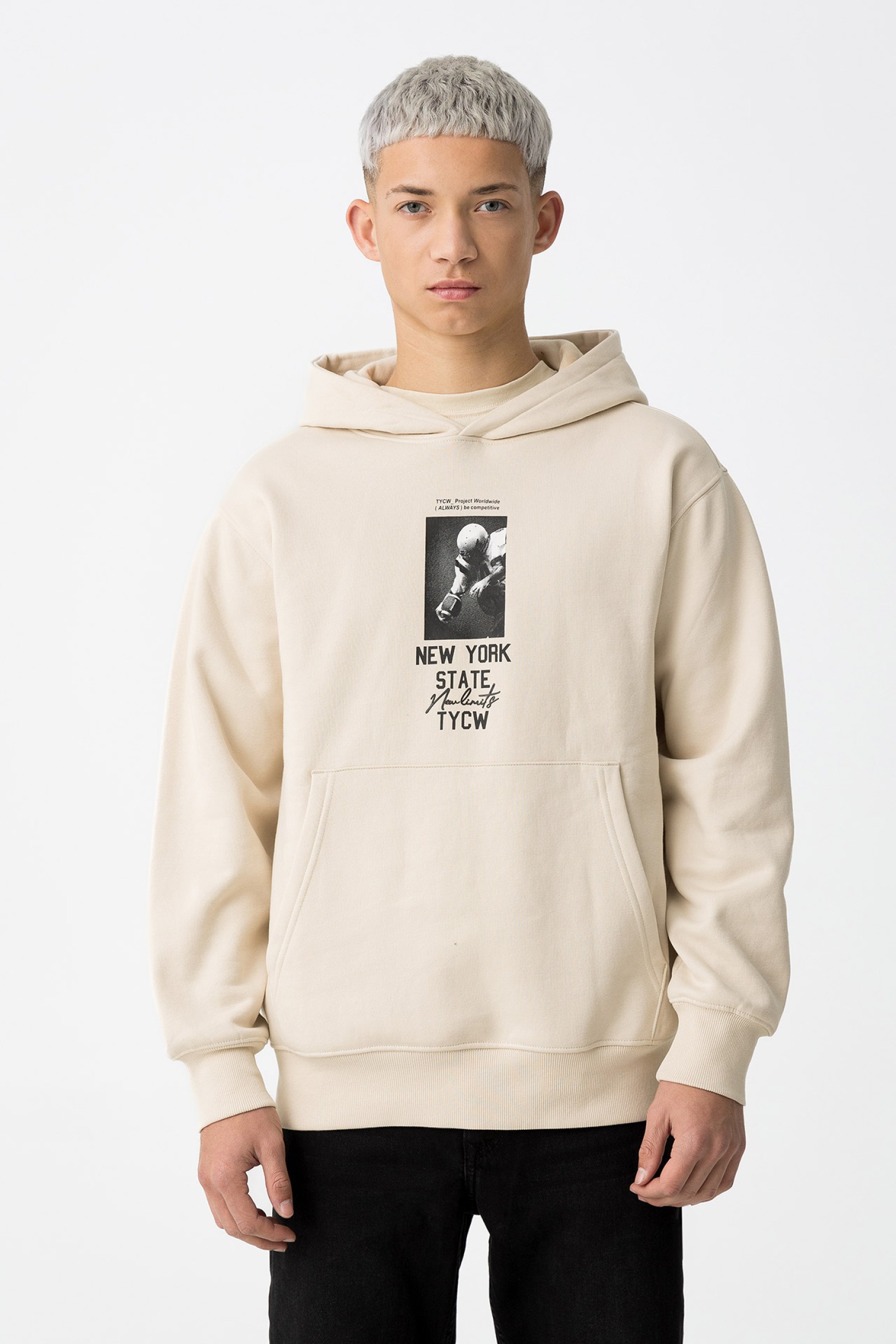 Hoodie Relaxed Fit Estampado