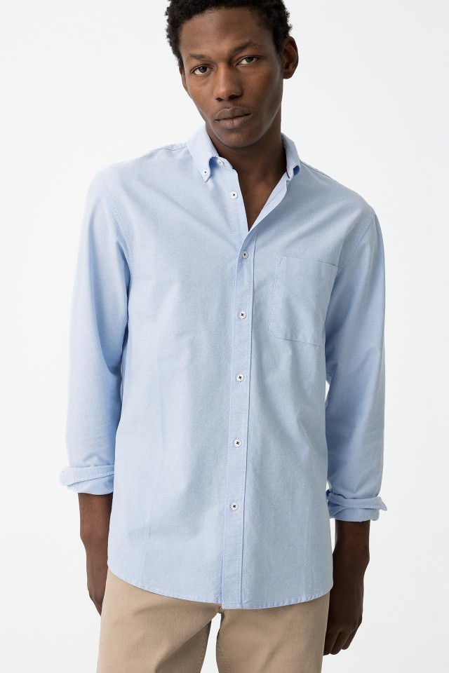 Blue Long Sleeve Shirt