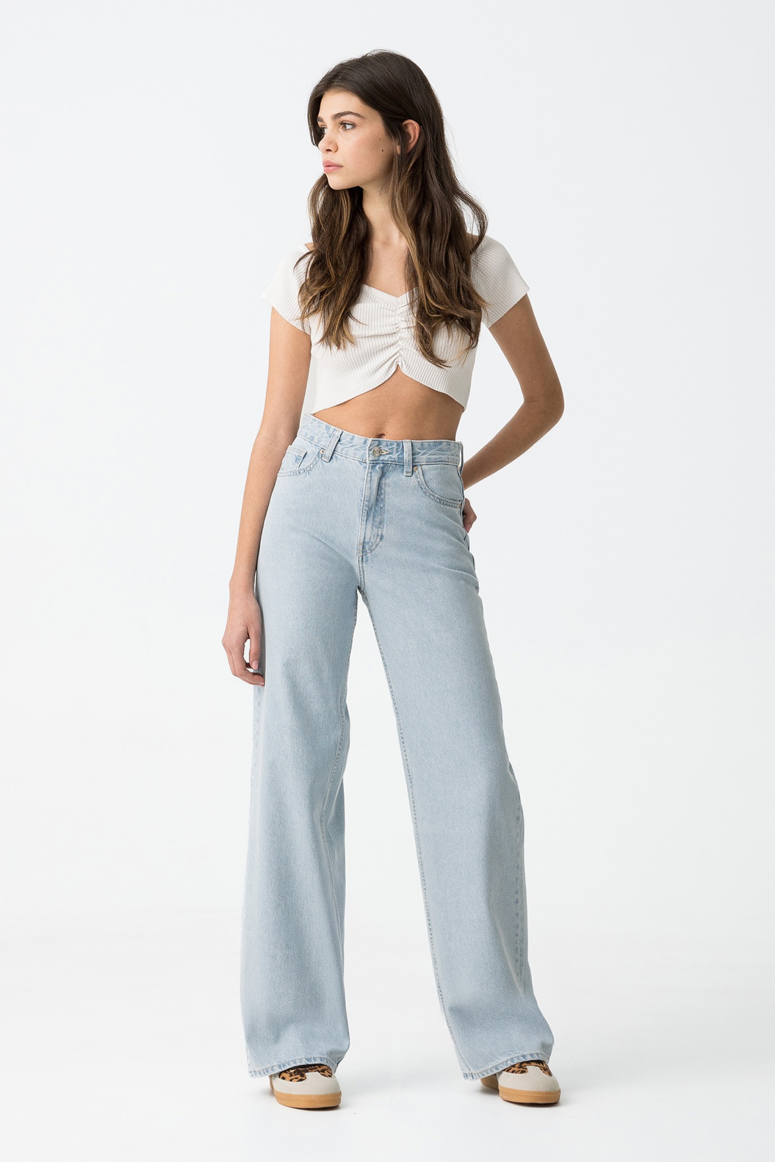 Kylie Wide Leg Jeans