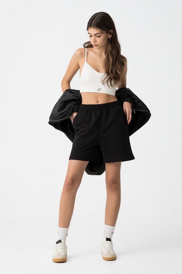 Drawstring Felpa Shorts