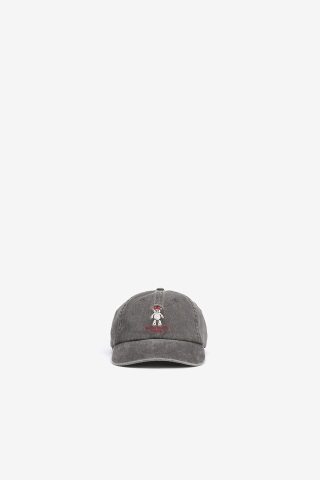 Cap with Bear Front Embroidery