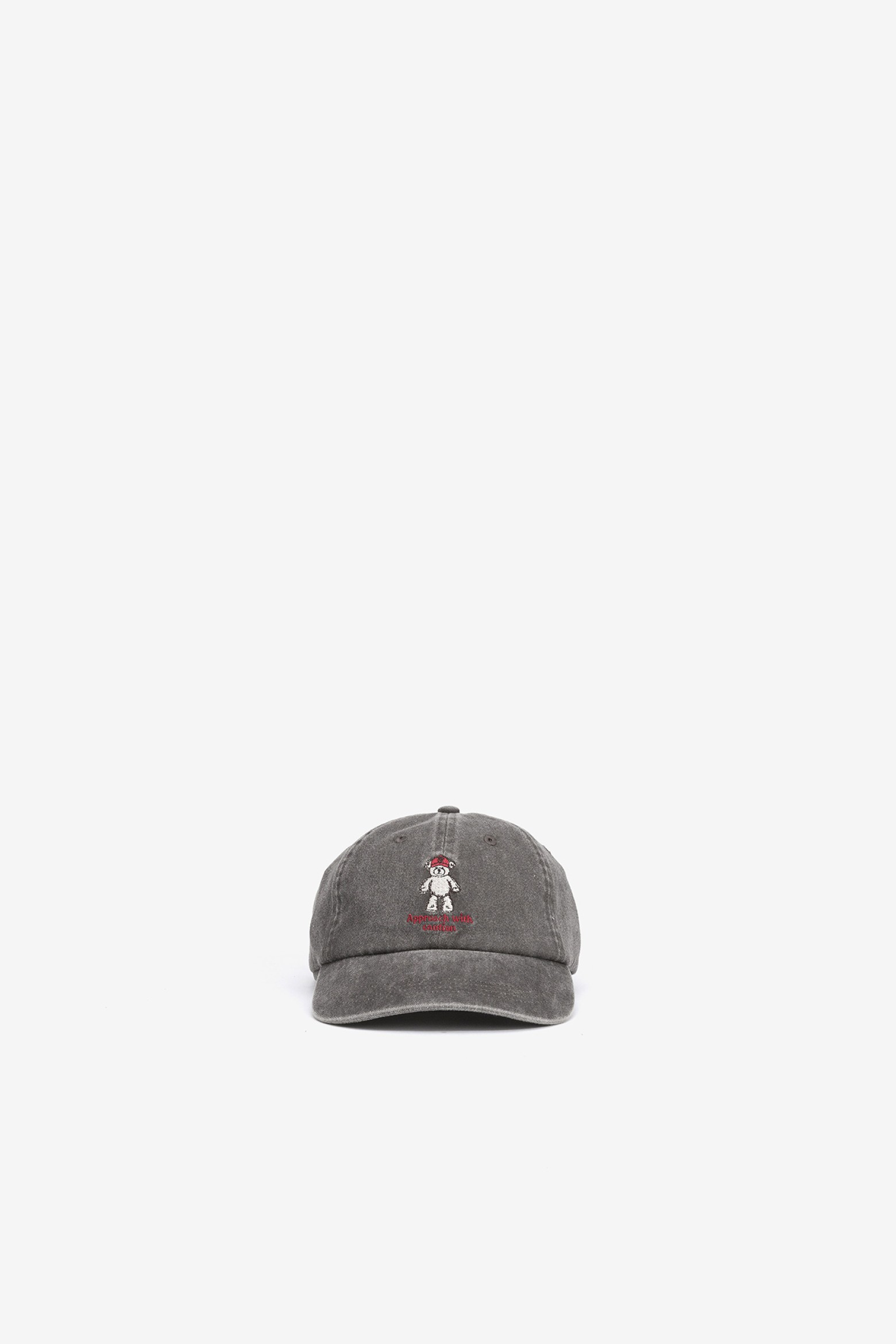 Cap with Bear Front Embroidery