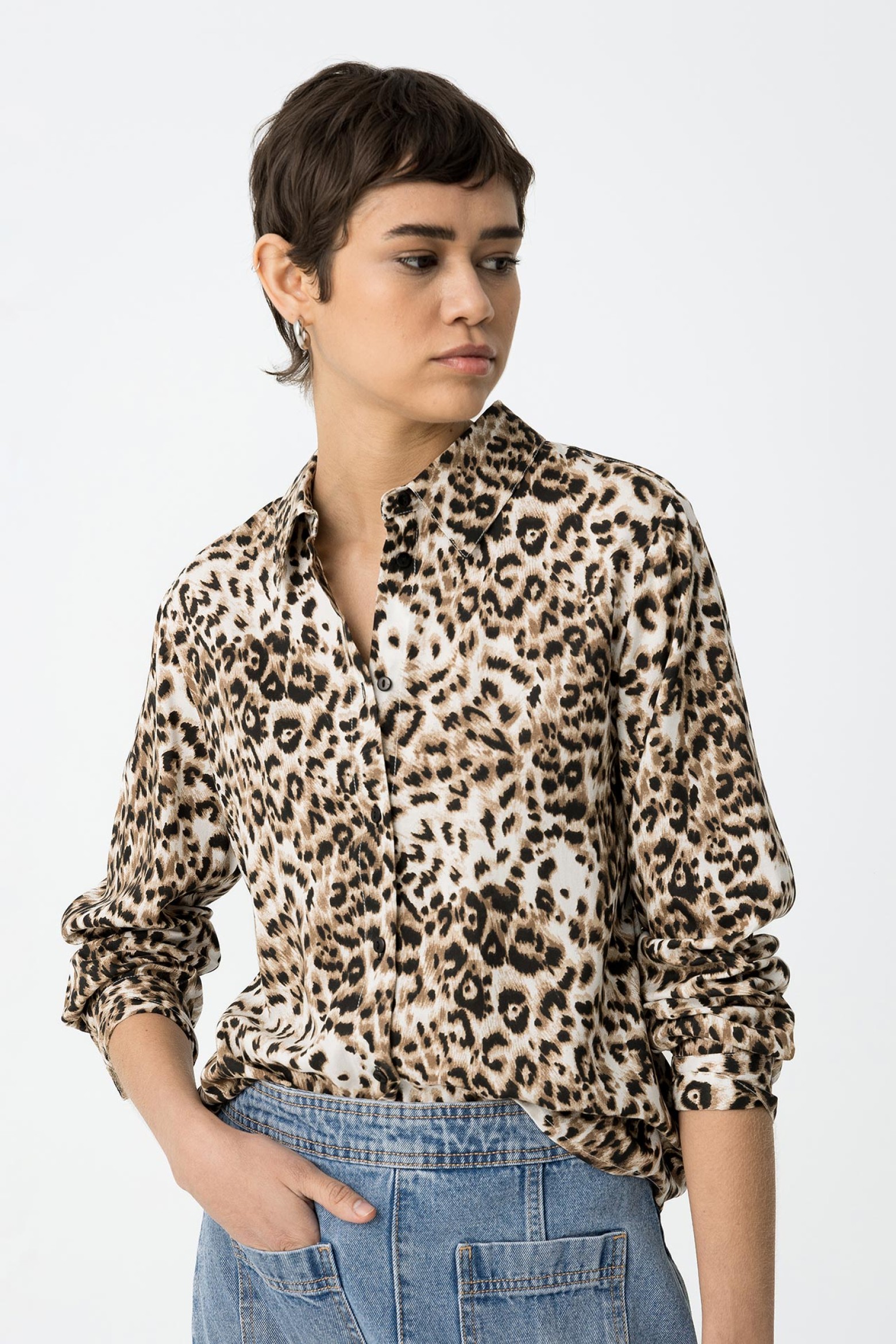 Camisa Estampado Leopardo