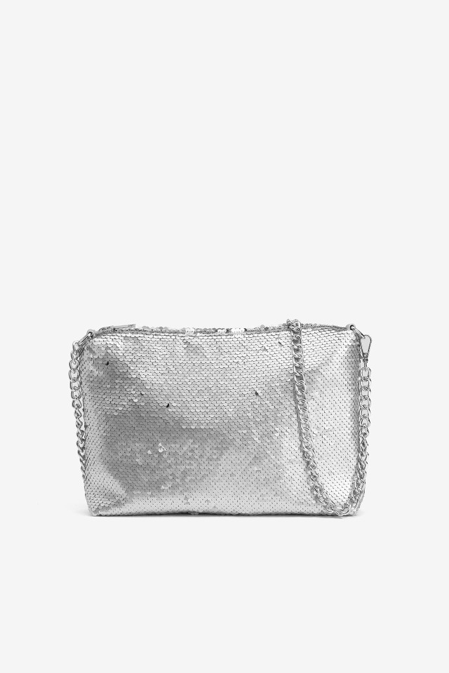Reversible Sequins Crossbody Bag