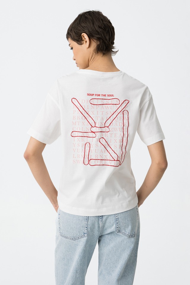 Embroidered T-shirt