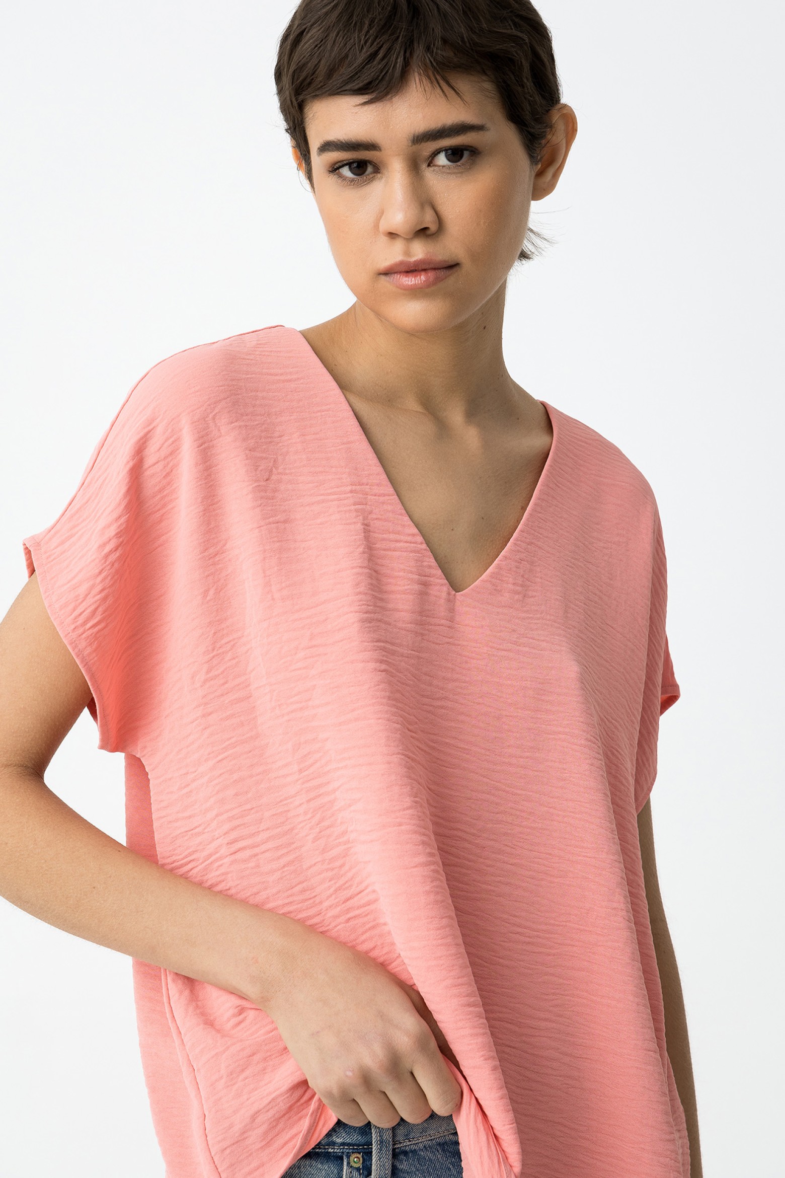 Blusa Acetinada
