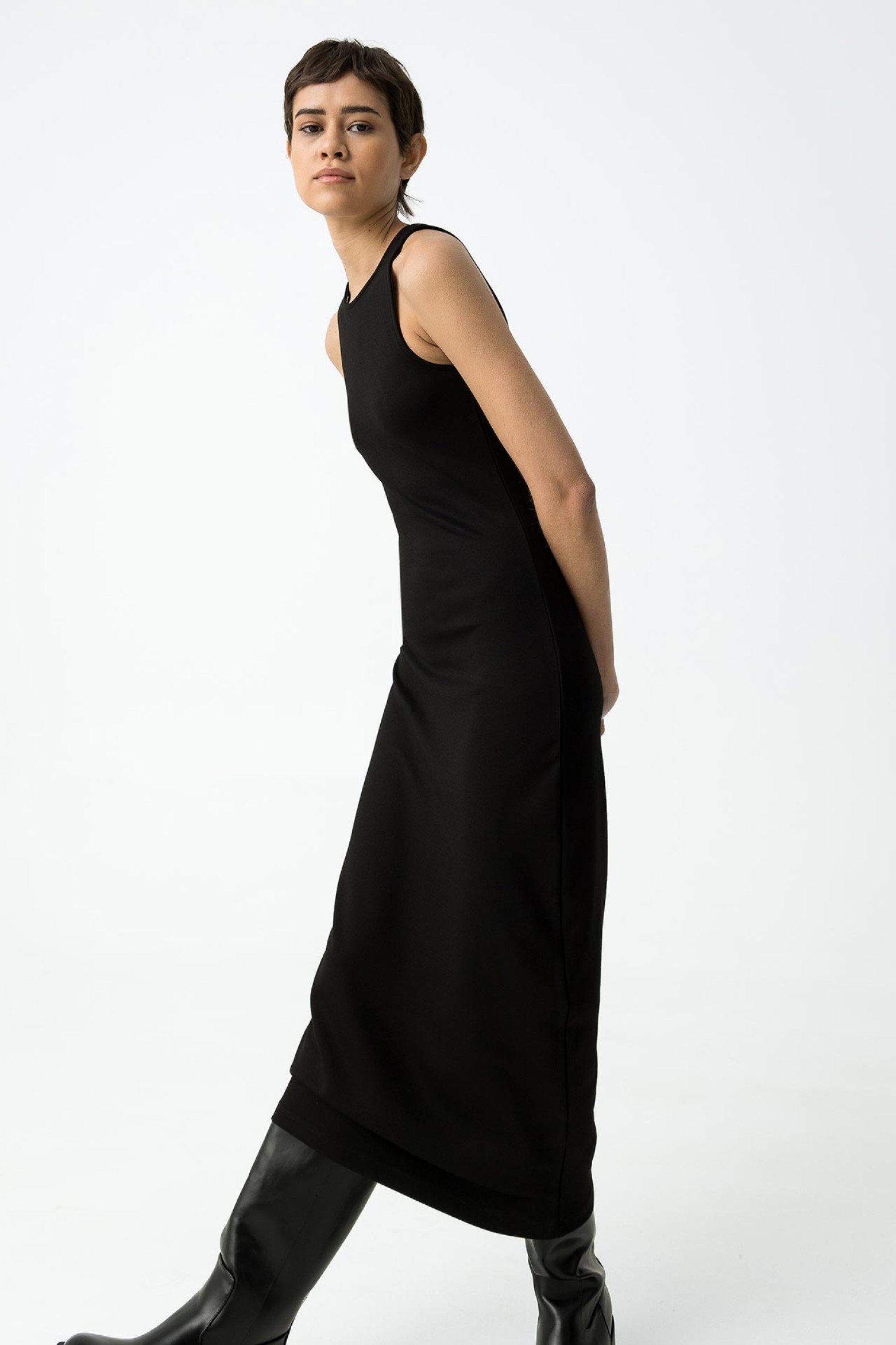 Vestido acanalado