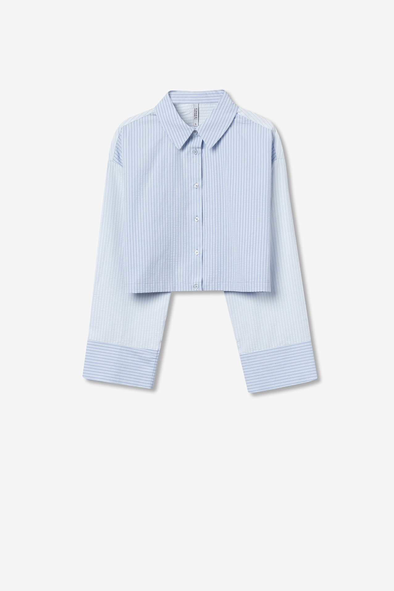 Striped Cropped Shirt