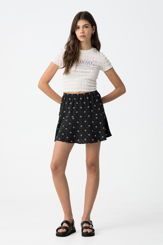 Floral Print Skirt-Shorts