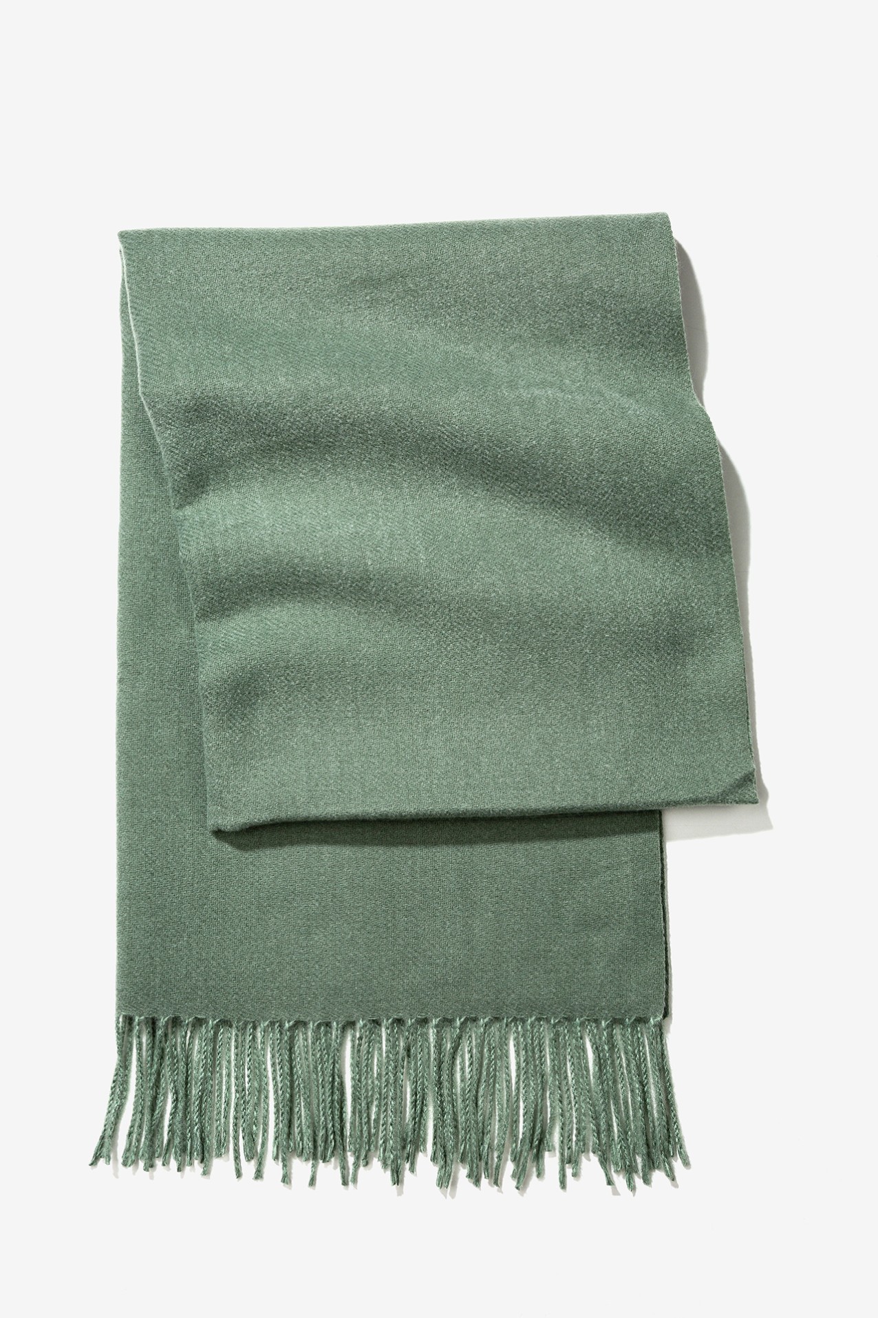 Bufanda Cardada Con Flecos