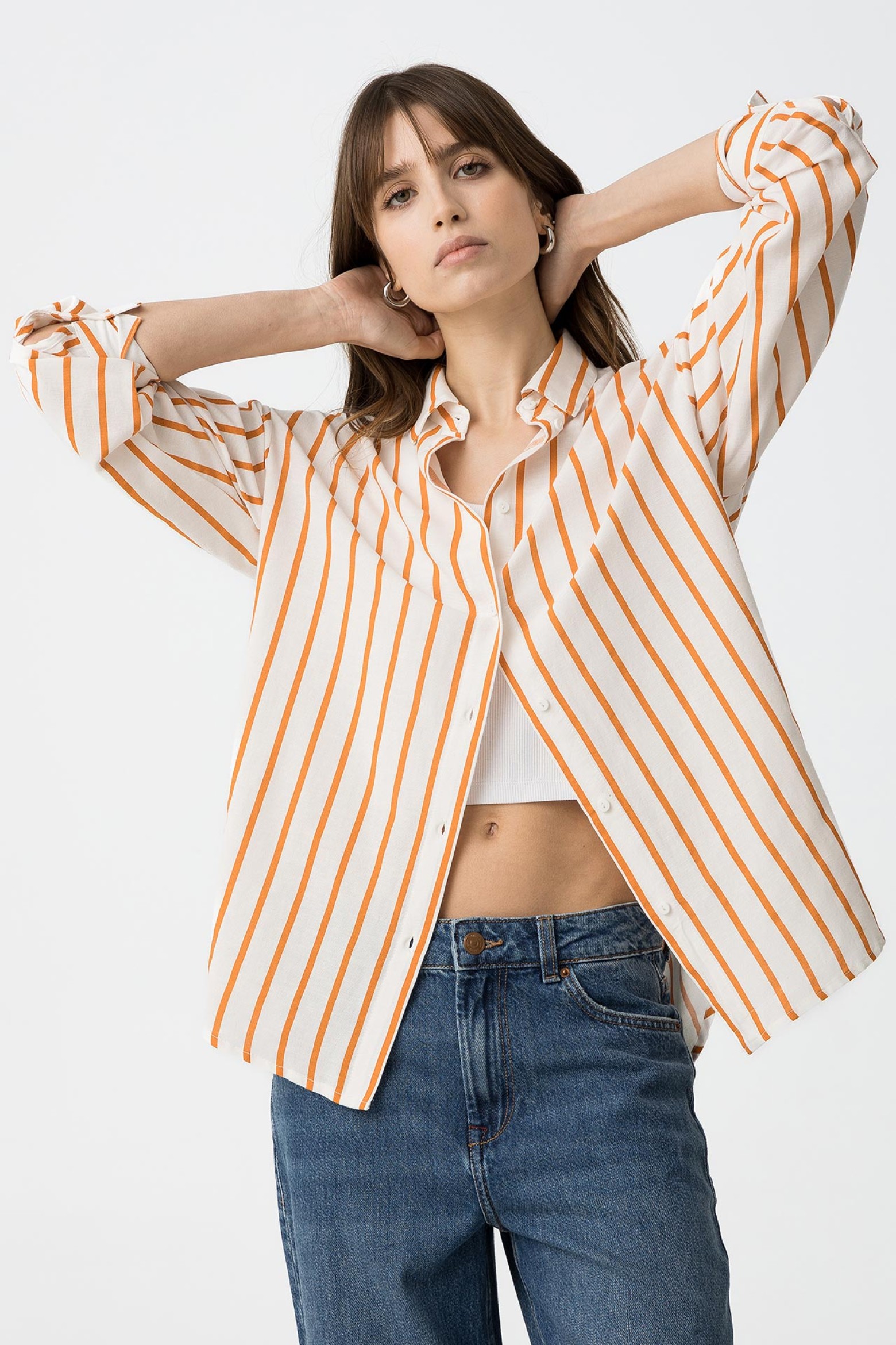 Camisa Fluda s Riscas