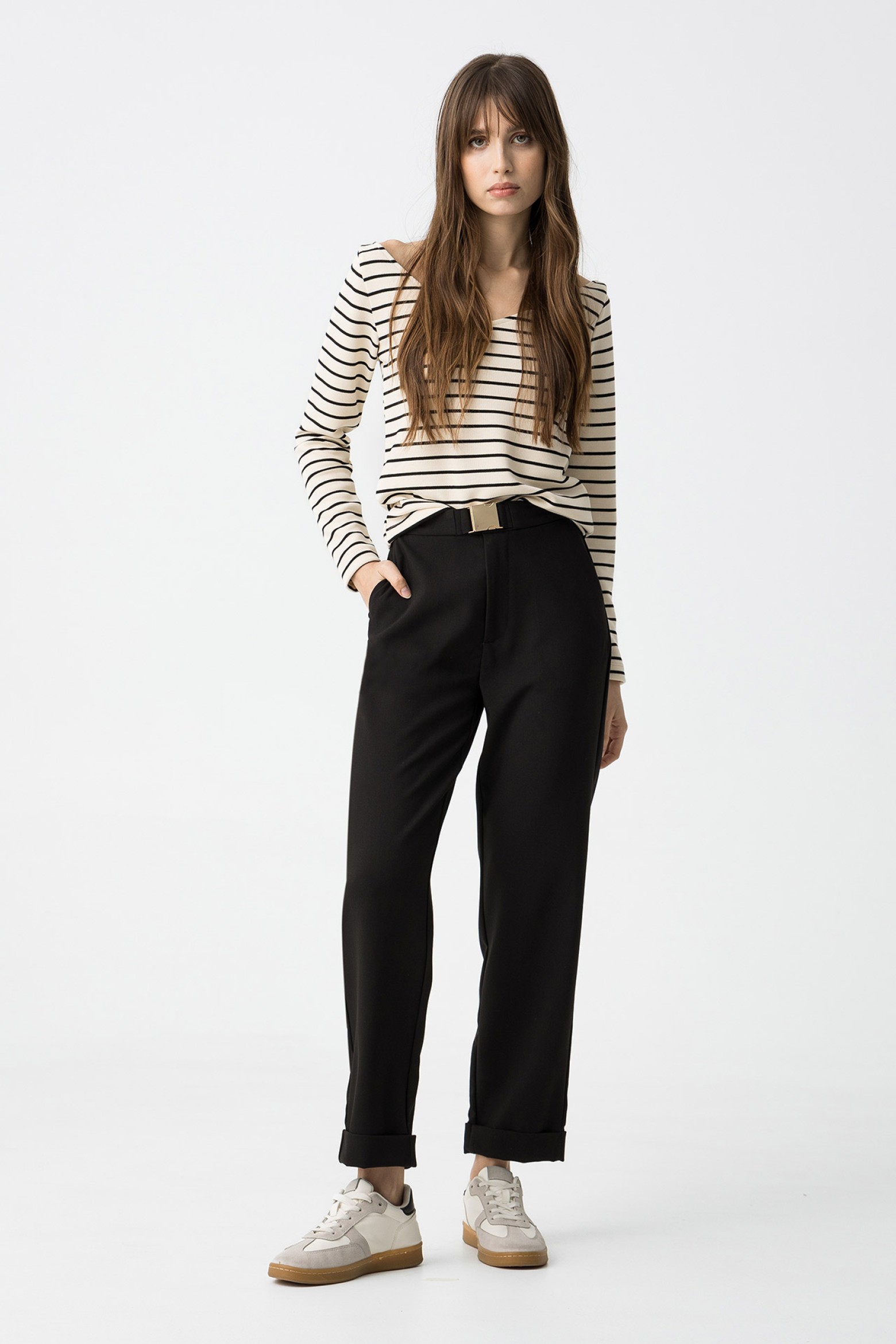 Pantalones con Cinturn