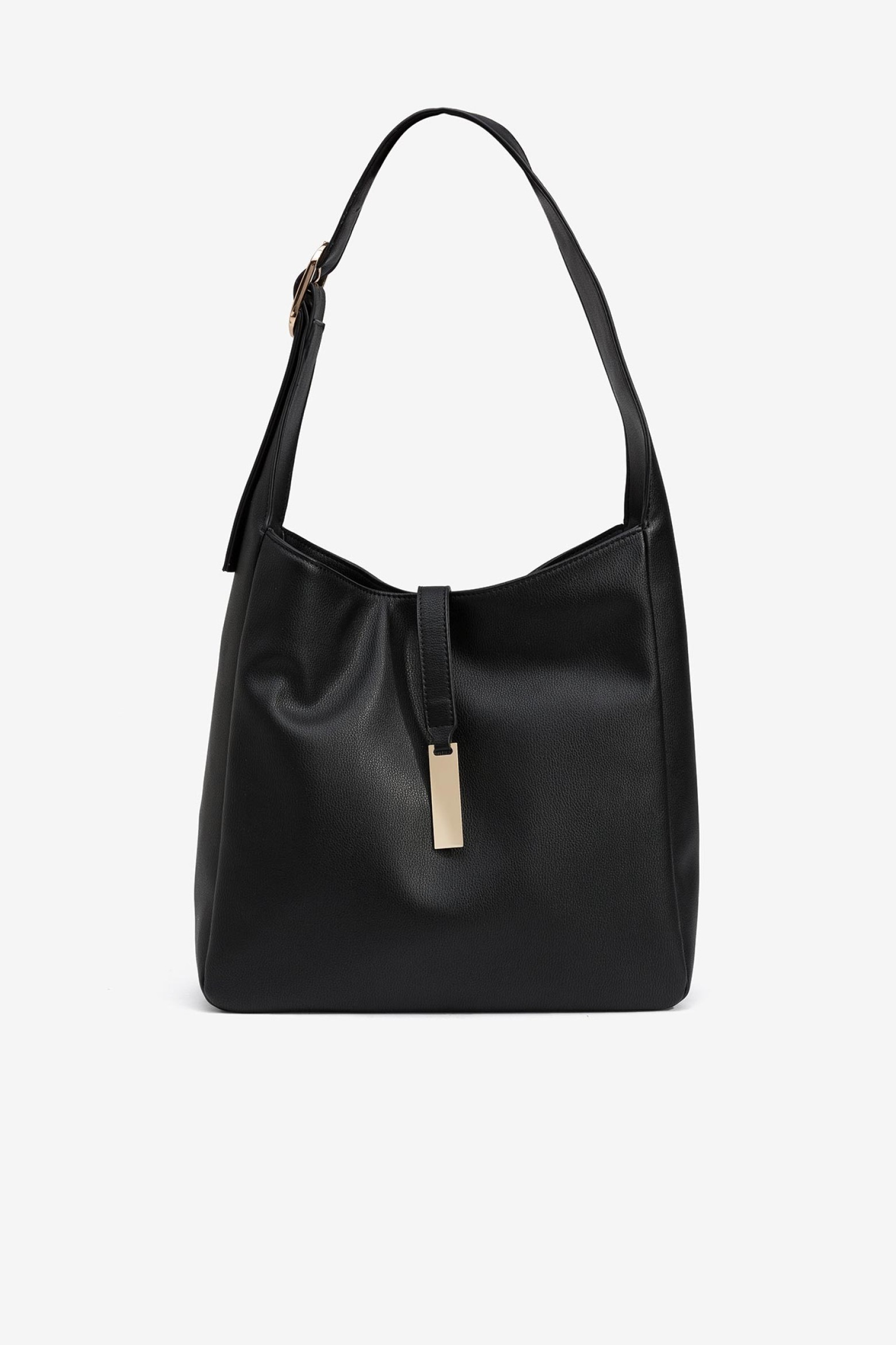 Bolso De Hombro Efecto Piel