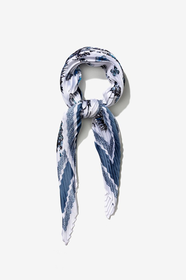 Printed Satin Scarf
