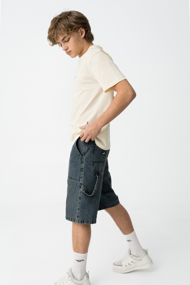 Cargo Denim Shorts