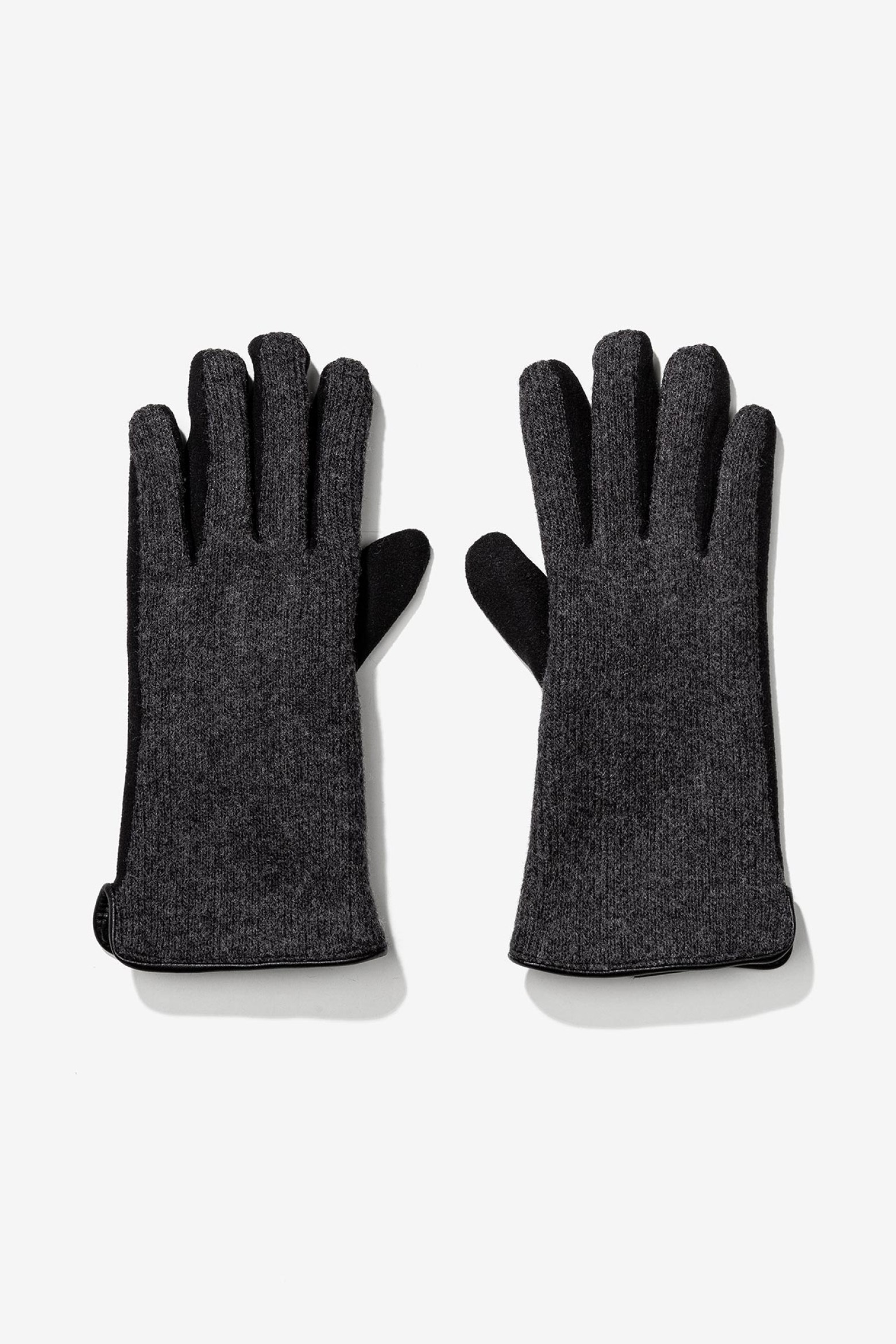 Ribbed Panel Gloves