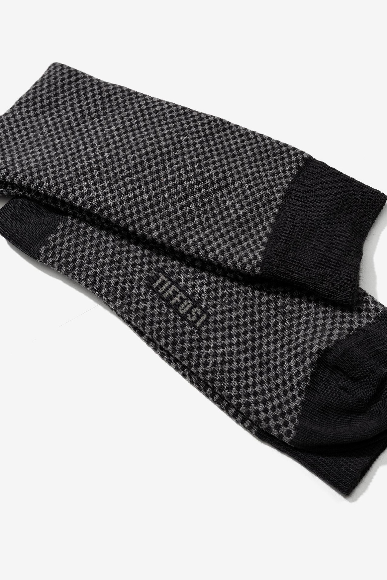 Calcetines gris oscuro melange