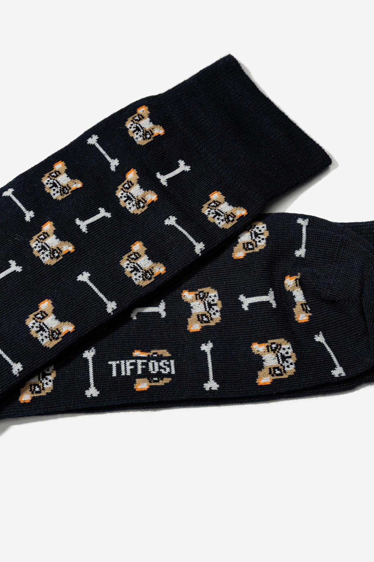 Calcetines azul marino divertidos