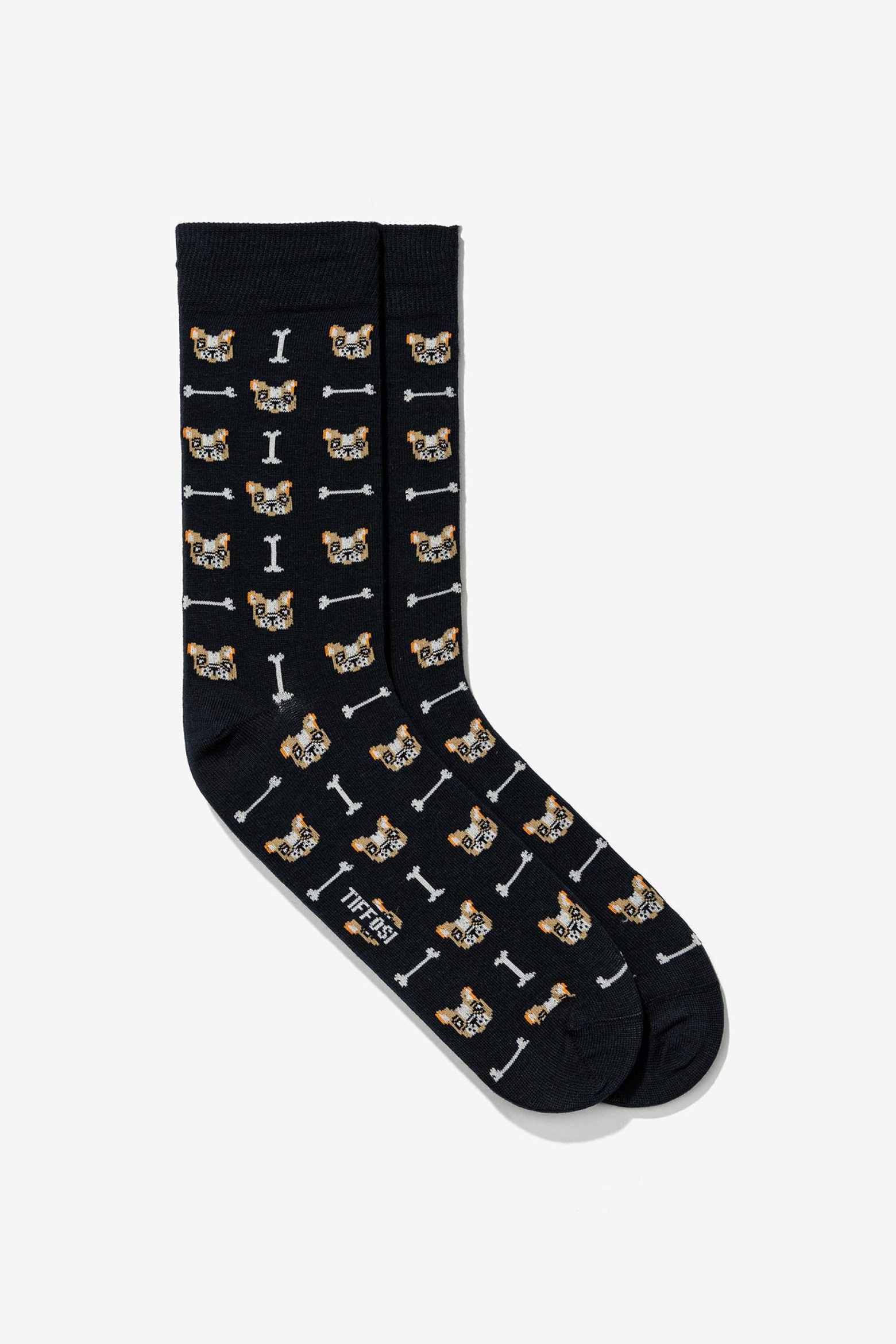 Calcetines azul marino divertidos