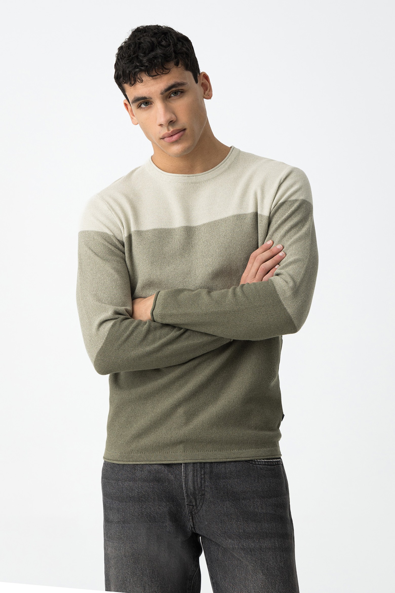 Camisola Malha Tricolor