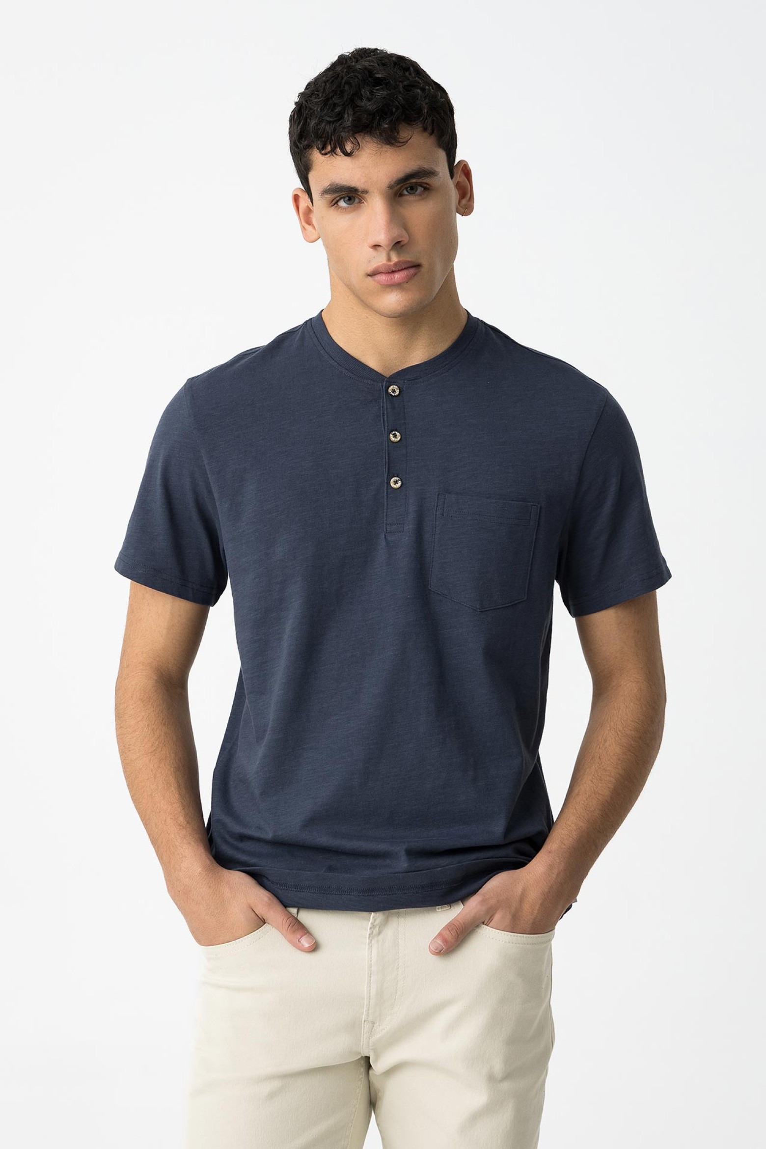 Basic Flam T-shirt with Pocket