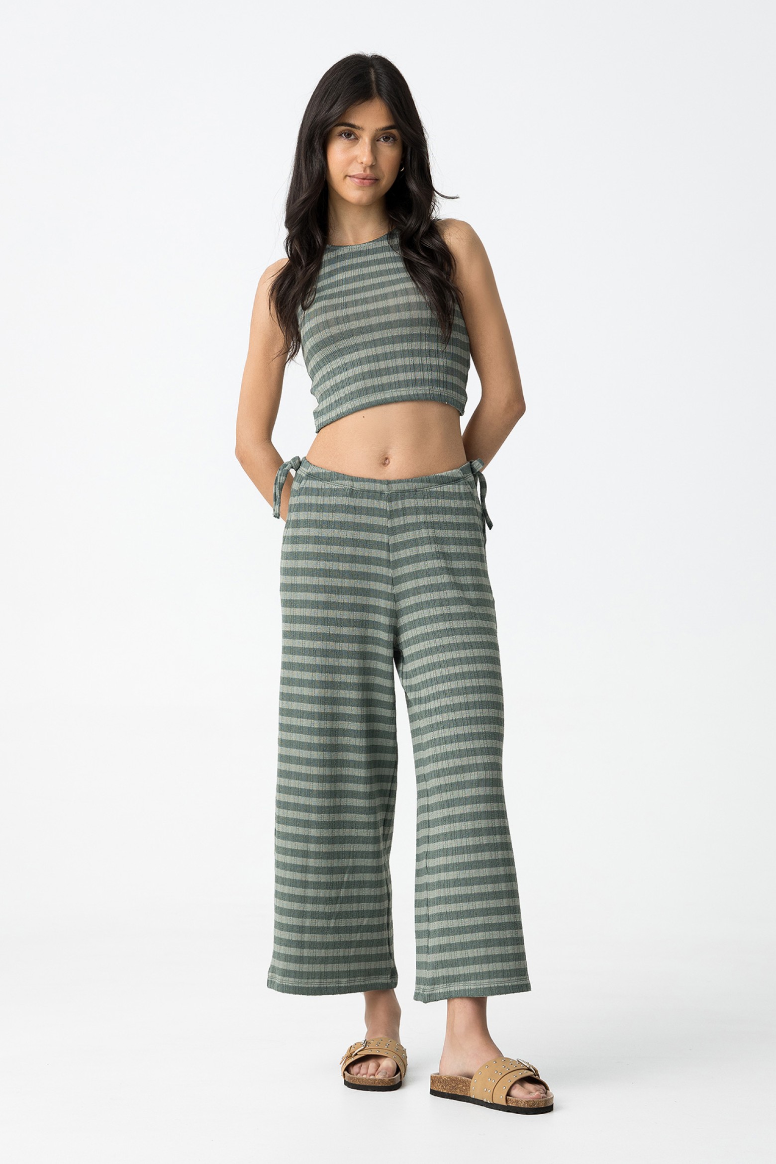 Calas Culotte Malha Canelada