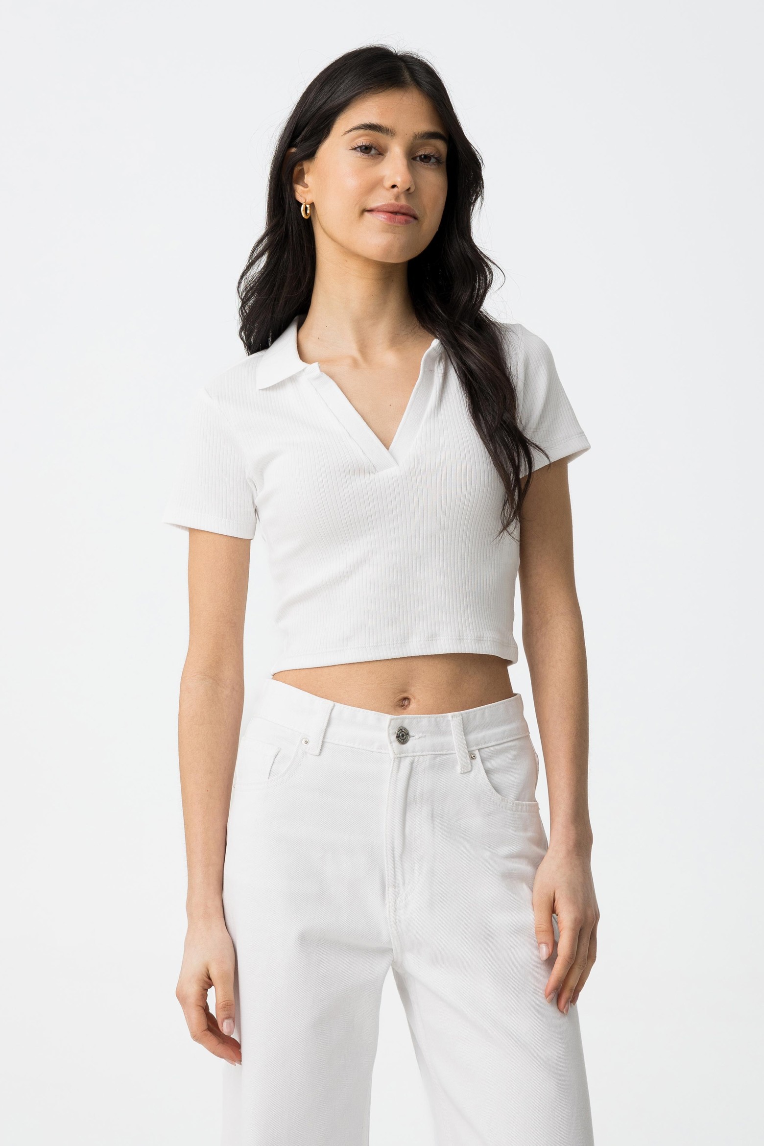 Camiseta con cuello de polo