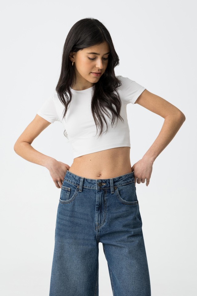 Short Sleeve Crop Top