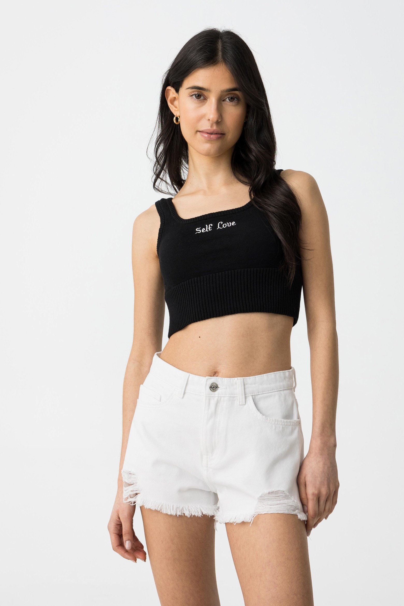 Crop Top com Bordado